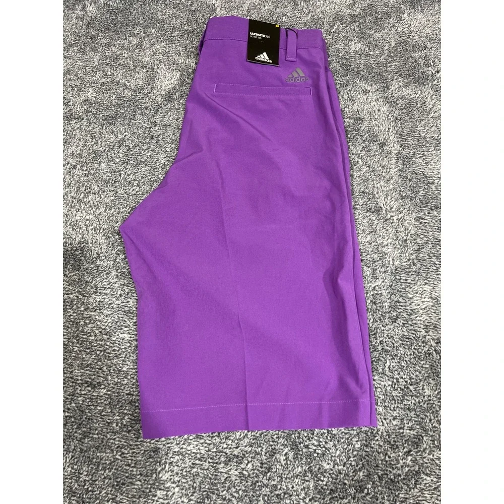 Adidas Golf Ultimate365 Shorts Mens 28 Purple DT6677 Performance Stretch